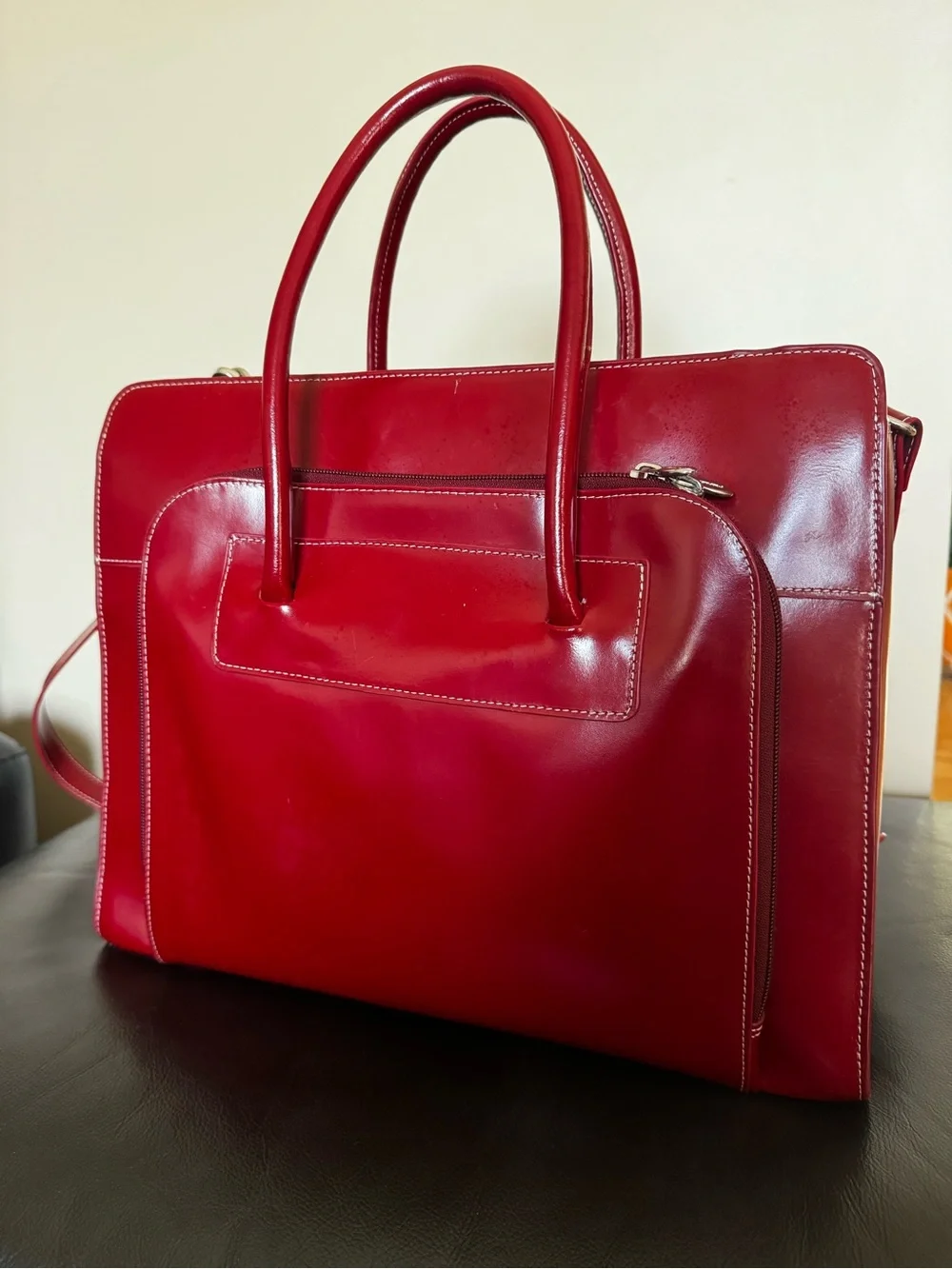 McKlein Lake Forest Red Leather 15